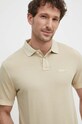 Pepe Jeans polo bawełniane NEW OLIVER GD bawełna beżowy PM542099