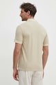 Дрехи Памучна тениска с яка Pepe Jeans NEW OLIVER GD PM542099 бежов
