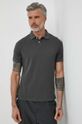 Bavlnené polo tričko Pepe Jeans NEW OLIVER GD jednofarebný sivá PM542099