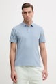 Pepe Jeans polo bawełniane niebieski PM542099
