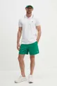 Βαμβακερό μπλουζάκι πόλο Polo Ralph Lauren λευκό