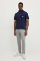 Бавовняне поло Polo Ralph Lauren 710952180 темно-синій SS24