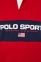 Polo Ralph Lauren longsleeve bawełniany 710938458 czerwony