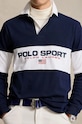 Одяг Бавовняний лонгслів Polo Ralph Lauren 710938458 темно-синій