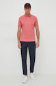 Bavlnené polo tričko Polo Ralph Lauren 710704319 ružová SS25