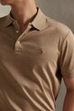 Polo Ralph Lauren polo bawełniane brązowy 710704319