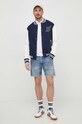 Поло с примесью льна Polo Ralph Lauren 710933390 белый SS24
