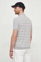 Polo Ralph Lauren polo z domieszką lnu 710934181 szary SS24