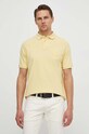 Pamučna polo majica Polo Ralph Lauren zlatna 710936508