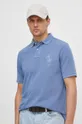 modra Bombažen polo Polo Ralph Lauren