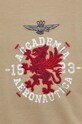 Бавовняне поло Aeronautica Militare PO1751P309 бежевий