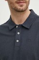 Polo majica s dodatkom lana Pepe Jeans HOLLY PM542146 siva