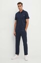 Бавовняне поло Pepe Jeans HOLDEN PM542154 темно-синій SS24