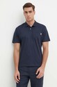 Бавовняне поло Pepe Jeans HOLDEN темно-синій PM542154