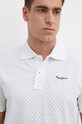 Bavlnené polo tričko Pepe Jeans HUNTER regular biela PM542155