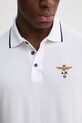 Aeronautica Militare polo in cotone PO1308P82 bianco