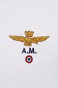 Бавовняне поло Aeronautica Militare PO1308P82 білий