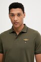 Aeronautica Militare pamut póló zöld PO1308P82