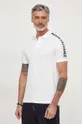 biela Bavlnené polo tričko Armani Exchange