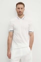 Armani Exchange polo bawełniane 3DZFLH.ZJM5Z biały SS24