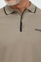 Boss Green polo in cotone beige 50512742