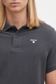 Bavlnené polo tričko Barbour tmavomodrá MML0358