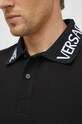 Versace Jeans Couture polo bawełniane 76GAGT01.CJ01T czarny