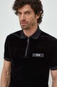 Versace Jeans Couture polo czarny 76GAG626.J0082