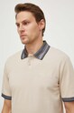 Versace Jeans Couture polo bawełniane brązowy 76GAGT09.CJ01T