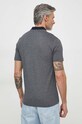 Bombažen polo Boss Orange 50507814 siva SS25