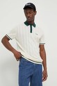 Filling Pieces polo bawełniane bawełna beżowy 80713669936