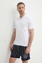 BOSS polo bawełniane biały 50513375