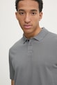 HUGO polo bawełniane szary 50493206