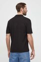 HUGO polo bawełniane 50493206 czarny SS25