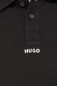 Odzież HUGO polo bawełniane 50493206 czarny