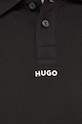 Odzież HUGO polo bawełniane 50493206 czarny