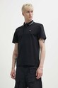 Pamučna polo majica HUGO crna 50510036