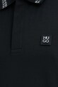 Pamučna polo majica HUGO 50510036 crna