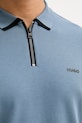 HUGO polo bawełniane 50511721 niebieski