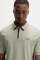 HUGO polo tričko pánske bavlnené Dalomino zelená 50511721
