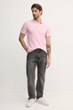 Бавовняне поло United Colors of Benetton 3089J3179 рожевий AA00