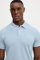 Βαμβακερό μπλουζάκι πόλο United Colors of Benetton μπλε 3089J3179