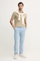 Pamučna polo majica United Colors of Benetton 3089J3179 bež AA00