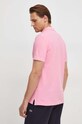 Odzież United Colors of Benetton polo bawełniane 3089J3179 różowy