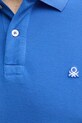United Colors of Benetton polo bawełniane 3089J3179 fioletowy