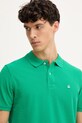 United Colors of Benetton polo de bumbac verde 3089J3179