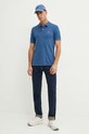 Бавовняне поло United Colors of Benetton 3089J3179 блакитний AA00