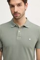 United Colors of Benetton polo de bumbac verde 3089J3179
