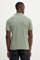 Βαμβακερό μπλουζάκι πόλο United Colors of Benetton 3089J3179 πράσινο AA00
