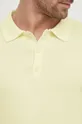 zlatna Polo majica s primjesom svile Guess